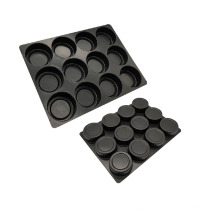 Custom Disposable Blister Food Container Cake Muffin Plastic Trays
